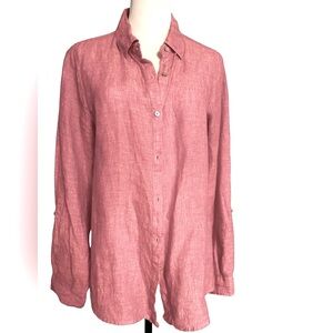 Jones New York 100% Linen Blouse